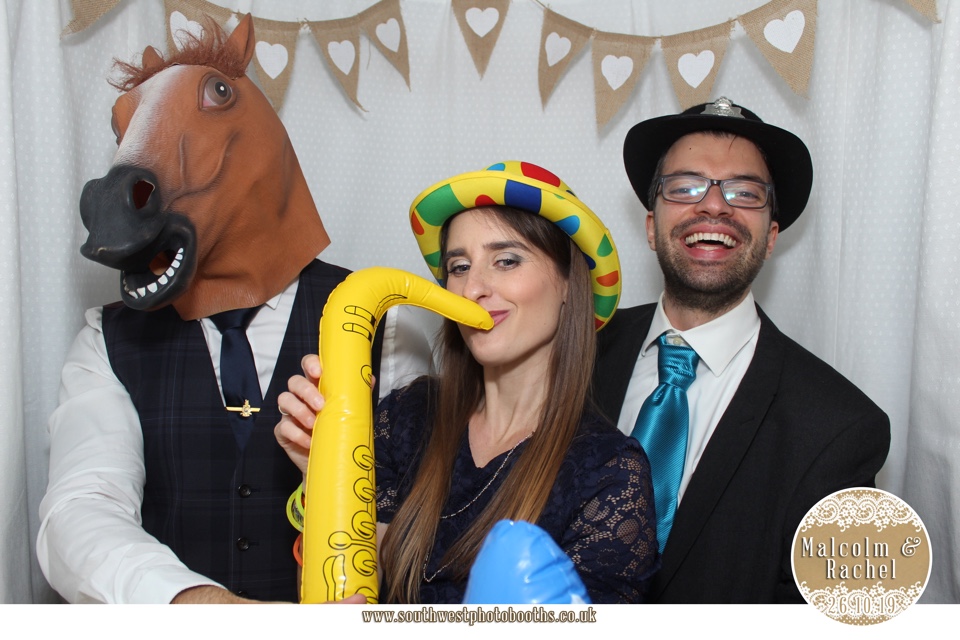 Malcolm and Rachel | View more photos from the event at gallery.southwestphotobooths.co.uk/u/SWPB/Malcolm-and-Rachel